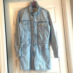 **NWT** ZARA DENIUM ROMPER